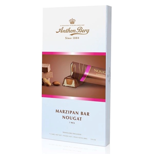 Billede af Anthon Berg Marcipan Bar Nougat 7er 280 g.