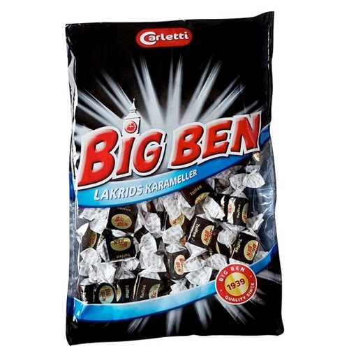 Billede af Carletti Big Ben Lakrids 450 g.