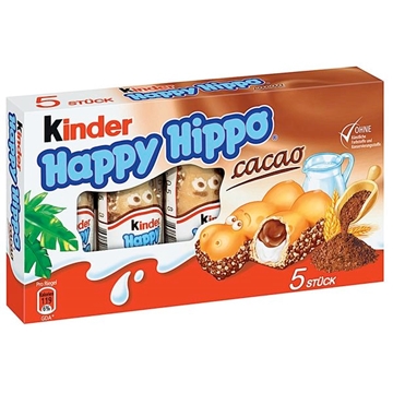 Billede af Ferrero Happy Hippo Cacao 5er 100 g.