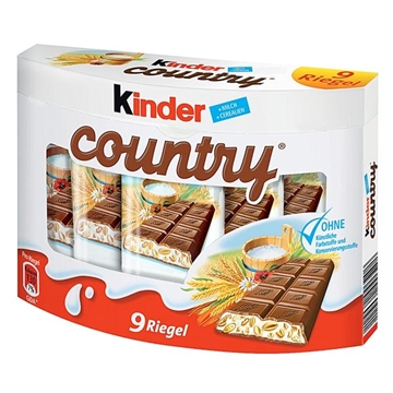 Billede af Ferrero Kinder Country 9er 211,5 g.