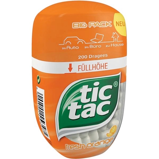 Billede af Ferrero Tic Tac Frisk Orange 200er 97,4 g.
