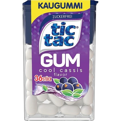 Billede af Ferrero Tic Tac Gum Cool Cassis 17,5 g.