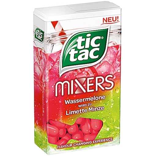 Billede af Ferrero Tic Tac Mixers Vandmelon Lime/Mynte 49 g.