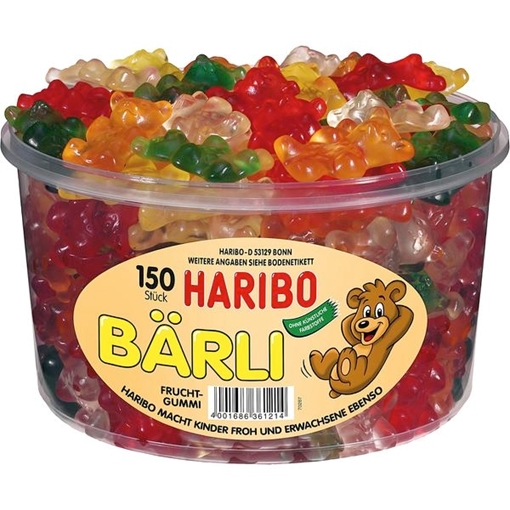 Billede af Haribo Bärli Teddy-Bären 1200 g.