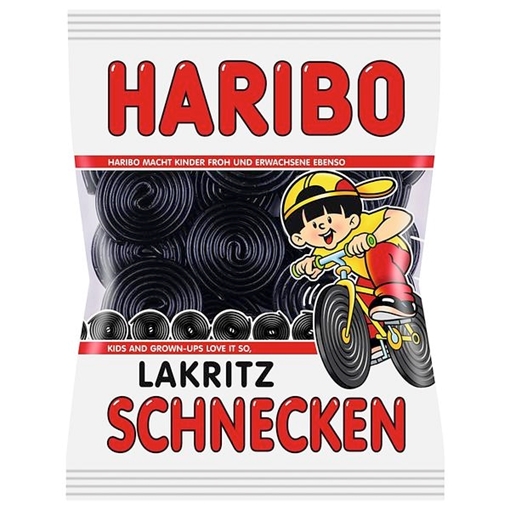 Billede af Haribo Lakritz Schnecken 200 g.