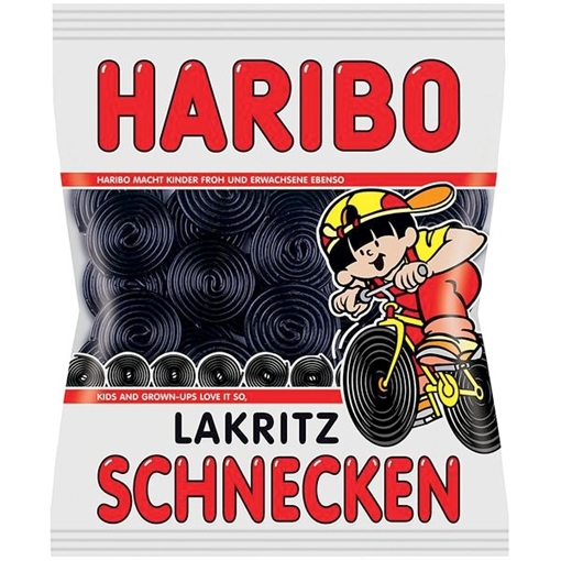 Billede af Haribo Lakritz-Schnecken 1000 g.