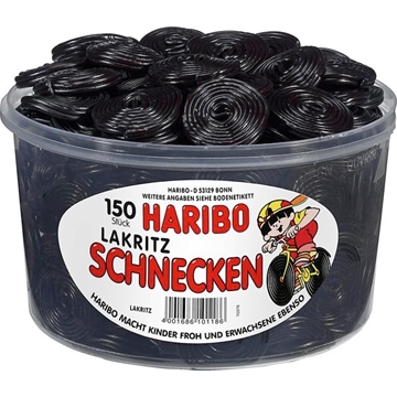 Billede af Haribo Lakritz-Schnecken 1550 g.