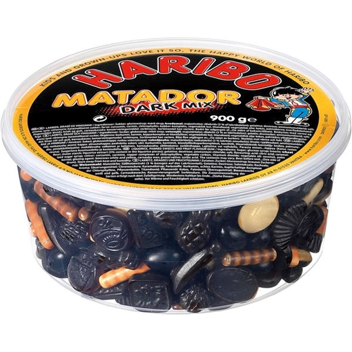 Billede af Haribo Matador Dark Mix  900 g.