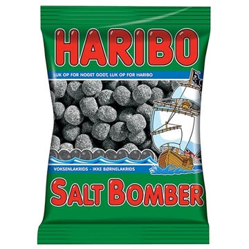 Billede af Haribo Saltbomber 325 g.