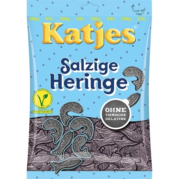 Billede af Katjes Salzige Heringe 500 g.