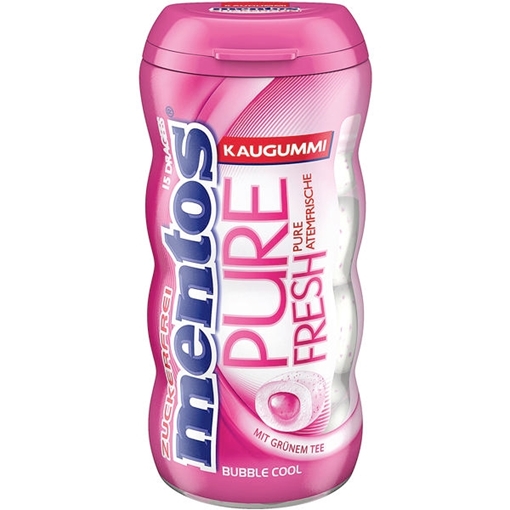 Billede af Mentos Gum Pure White Fresh Bubble Fresh 30 g.