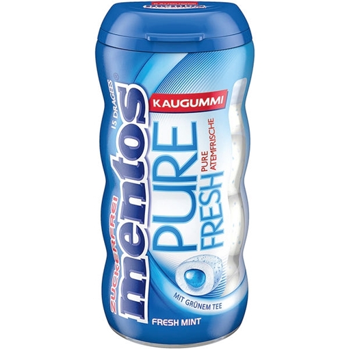 Billede af Mentos Gum Pure White Fresh Mint 30 g.