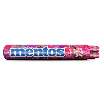 Billede af Mentos Jumborolle Berry Mix 8er 296 g.