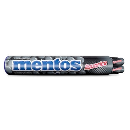 Billede af Mentos Jumborolle Lakrids 8er 296 g.