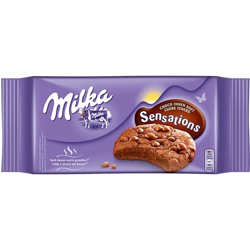 Billede af Milka Cookie Sensations Choco innen soft 156 g.