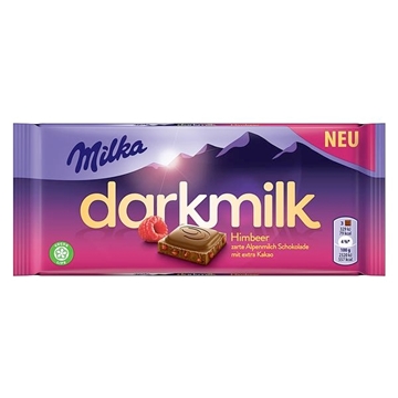 Billede af Milka Dark Milk Himbeere 85 g.