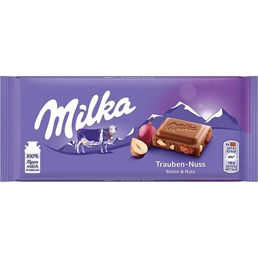 Billede af Milka Trauben-Nuss 100 g.