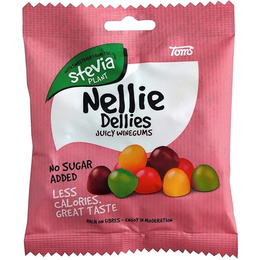 Billede af Nellie Dellies Juicy Winegums STEVIA 90 g.