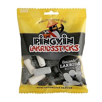 Billede af Pingvin Lakridssticks 200 g.