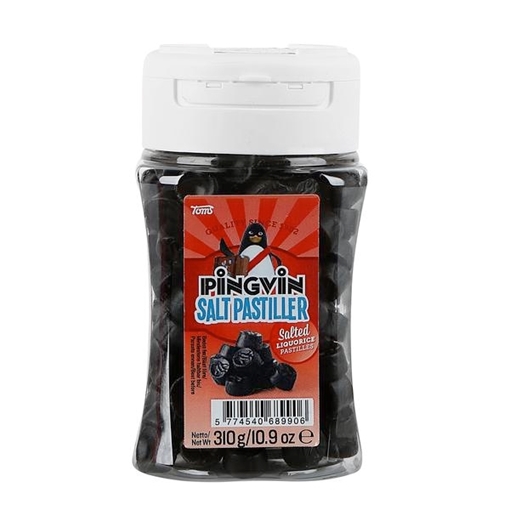 Billede af Pingvin Salt Liquorice Pastiles 310 g.