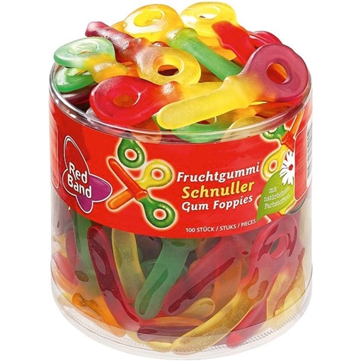 Billede af Red Band Fruchtgummi-Schnuller 1200 g.