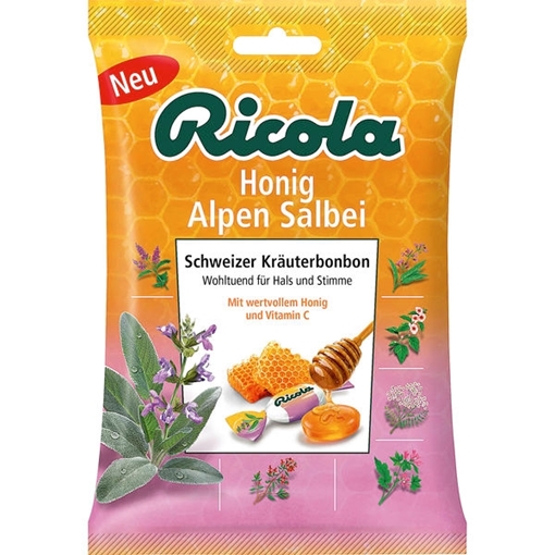 Billede af Ricola Honig Alpen Salbei 75 g.