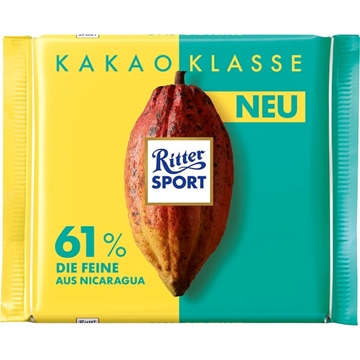Billede af Ritter Sport Kakao Klasse 61% Die Feine aus Nicaragua 100 g.