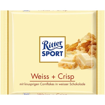 Billede af Ritter Sport Weiss+Crisp 100 g.