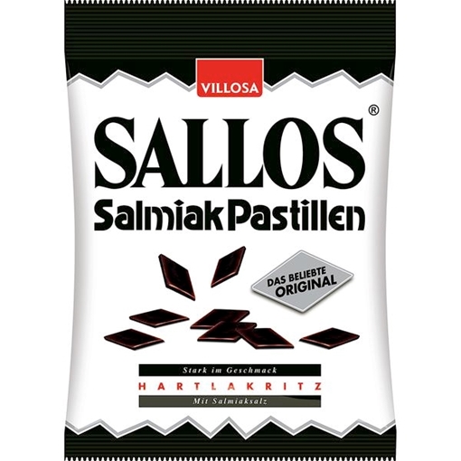 Billede af Sallos Salmiak Pastillen 150 g.