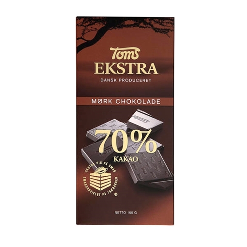 Billede af Toms Ekstra 70% 100 g.