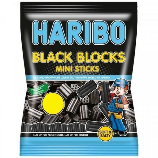 Billede af Haribo Black Blocks 350 g.