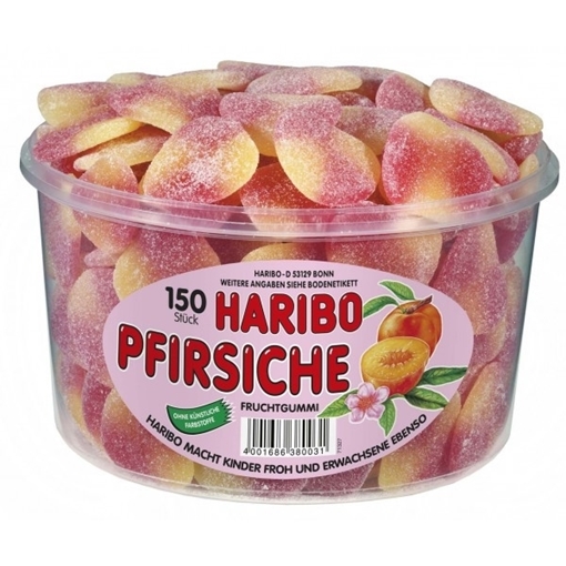 Billede af Haribo Ferskner/Persikor 1350 g.