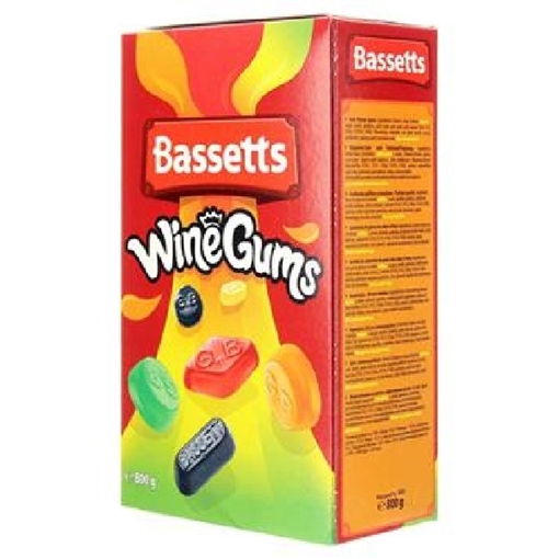 Billede af Bassett's English Winegums 800 g.