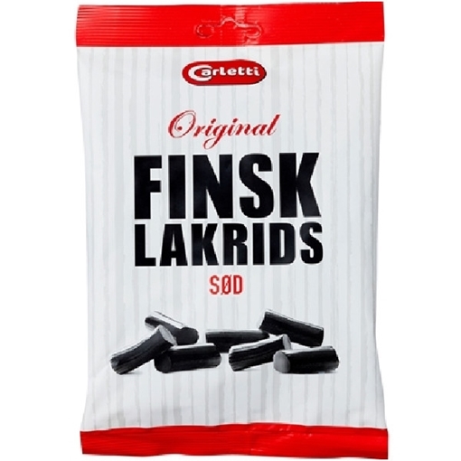 Billede af Carletti Finsk Lakrids Sød 180 g.