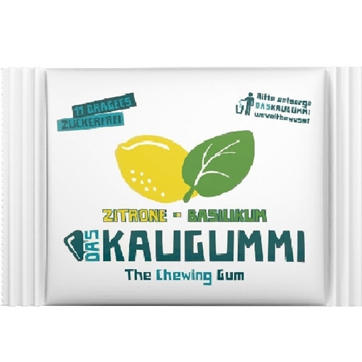 Billede af Das Kaugummi Zitron & Basilikum 15,4 g.