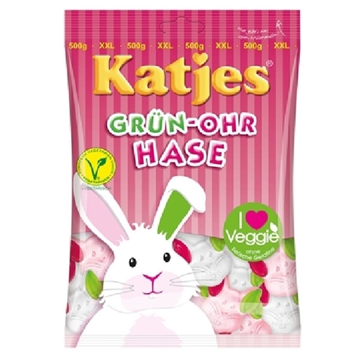 Billede af Katjes Grün-Ohr-Hase 500 g.