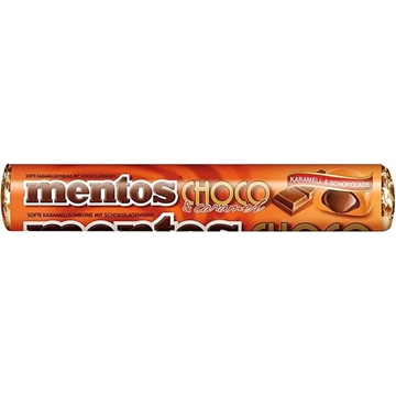 Billede af Mentos Choco Karamel + Chokolade 38 g.