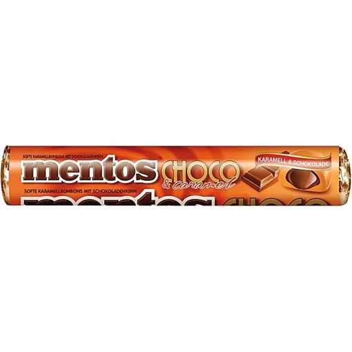 Billede af Mentos Choco Karamel + Chokolade 38 g.