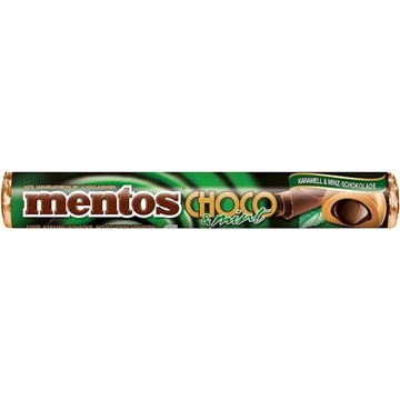 Billede af Mentos Choco Karamel + Mynte-Chokolade 38 g.