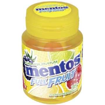 Billede af Mentos Gum Dose Full Fruit 70 g.