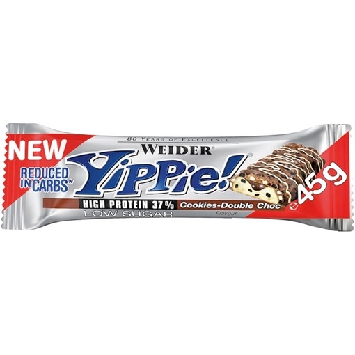 Billede af Weider Yippie! Bar Cookies Double Choc 45 g.