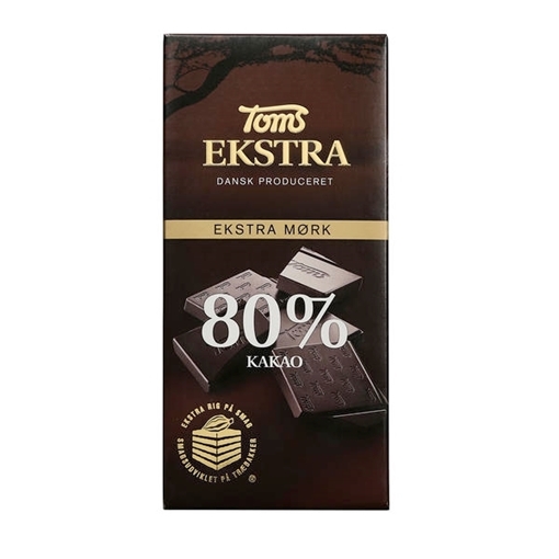 Billede af Toms Ekstra 80% 100 g.