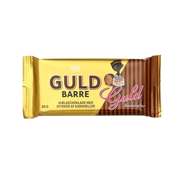 Billede af Toms Guld Barre Guldkarameller 80 g.