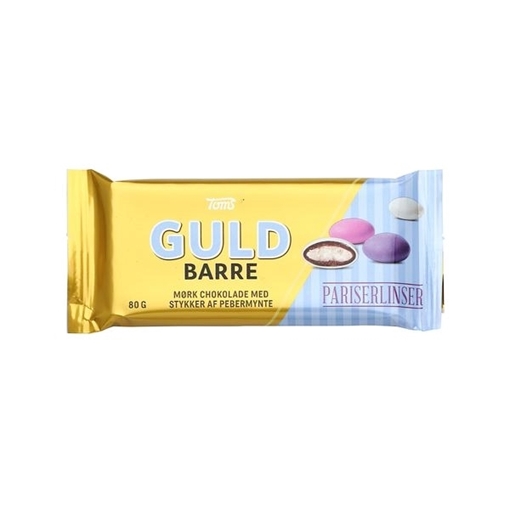 Billede af Toms Guld Barre Pariserlinser 80 g.