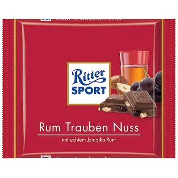 Billede af Ritter Sport Rum-Trauben-Nuss 100 g.