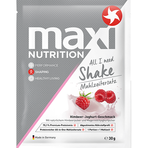 Billede af maxi Nutrition All I need Shake Måltids erst. Hindbær & Yoghurt 30 g.