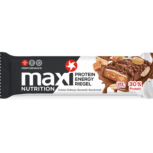 Billede af maxi Nutrition Protein Energi Bar Chokolade-Jordnød-Karamel 50 g.