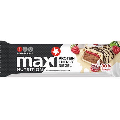 Billede af maxi Nutrition Protein Energi Bar Hindbær & Kokus 50 g.