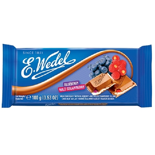 Billede af E. Wedel Milk Chocolate Blueberry - Wild berry