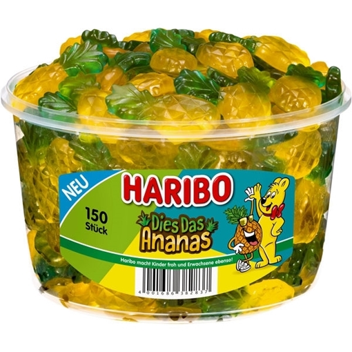 Billede af Haribo Ananas 1200 g.